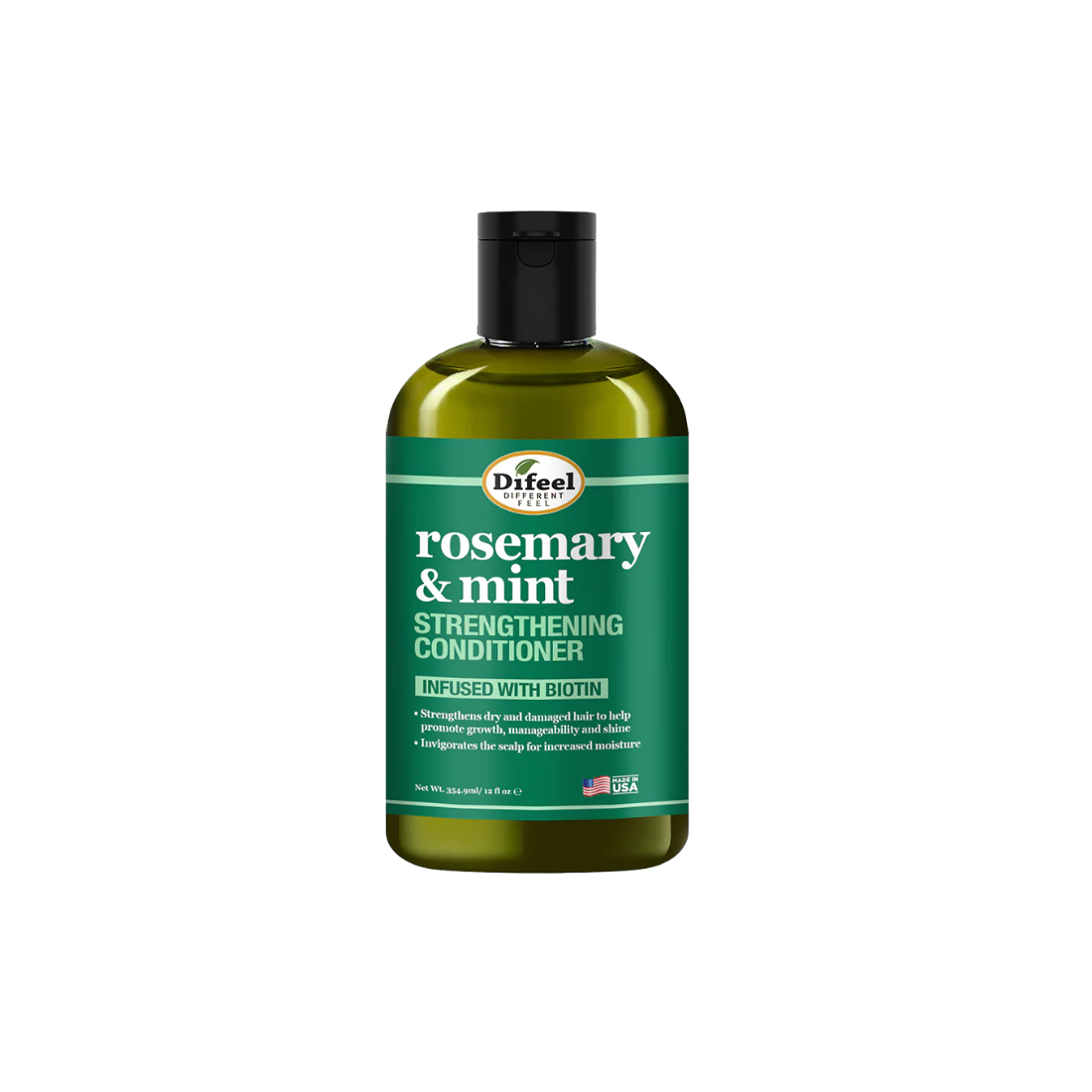 Difeel Rosemary and Mint Hair Strengthening Conditioner with Biotin 12 oz.