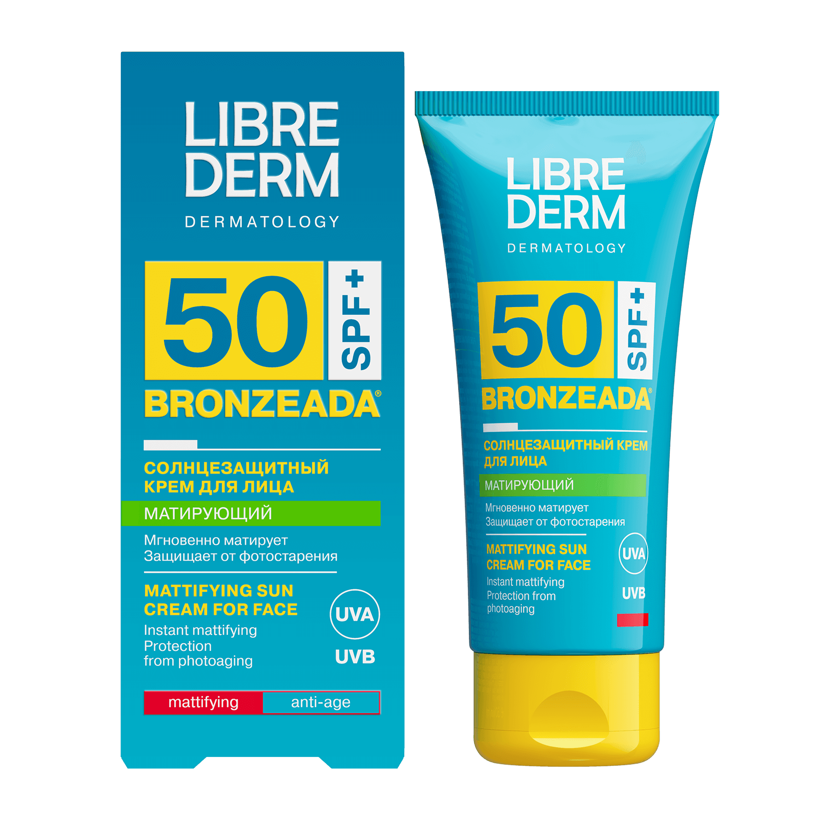 Sunscreen Mattifying Face Cream SPF50, 50 ml