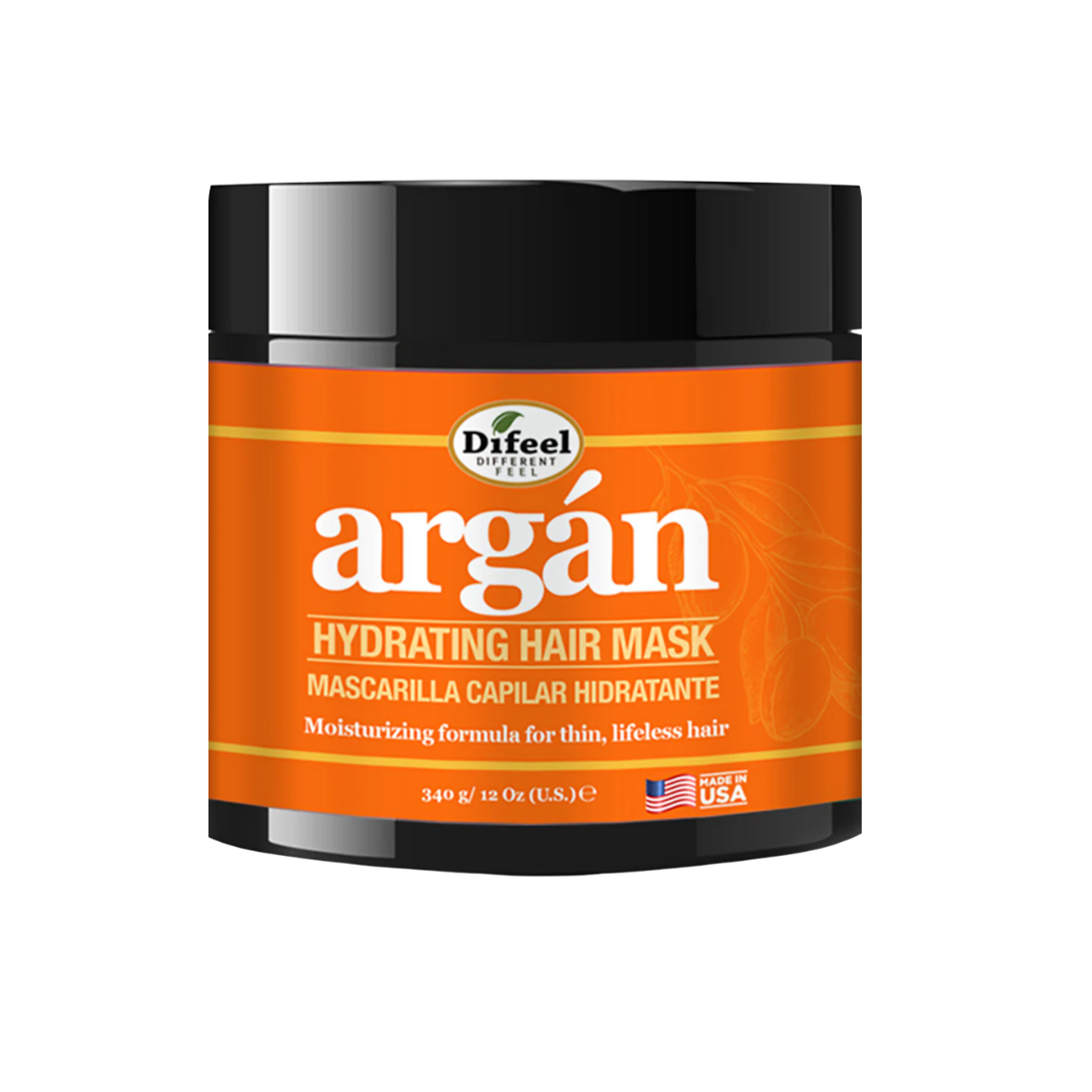 Difeel Argan Hydrating Hair Mask 12 oz.