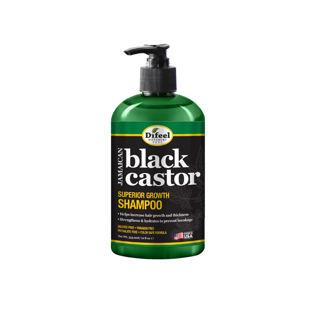 Difeel Superior Growth Jamaican Black Castor Shampoo 12 oz.