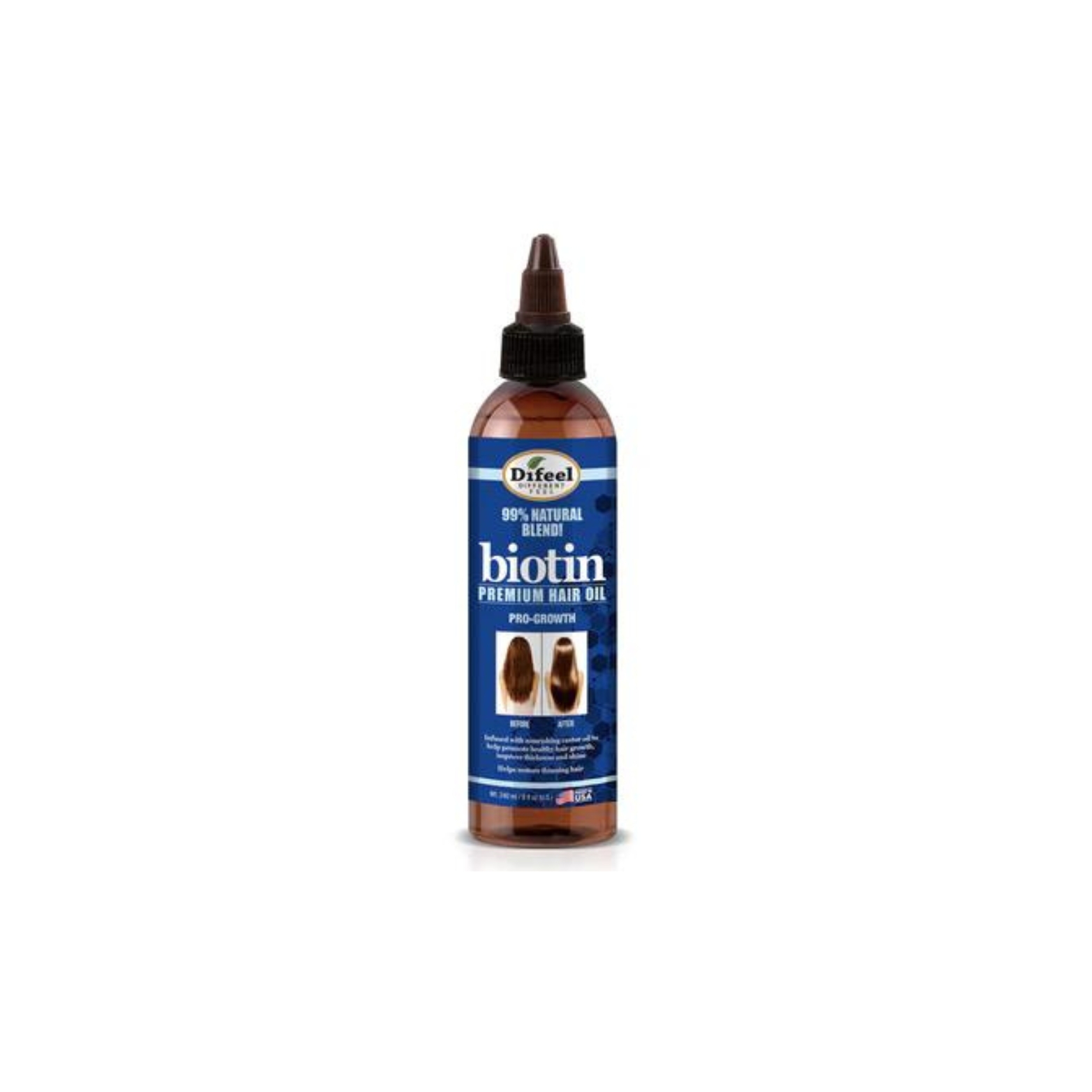 DIFEEL BIOTIN PRO GROWTH PREMIUM HAIR OIL 8 OZ.
