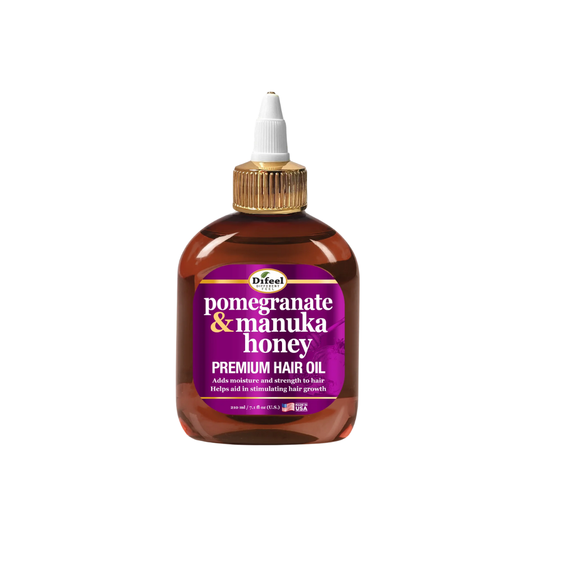 Difeel Pomegranate & Manuka Honey Premium Hair Oil 7.1 oz.